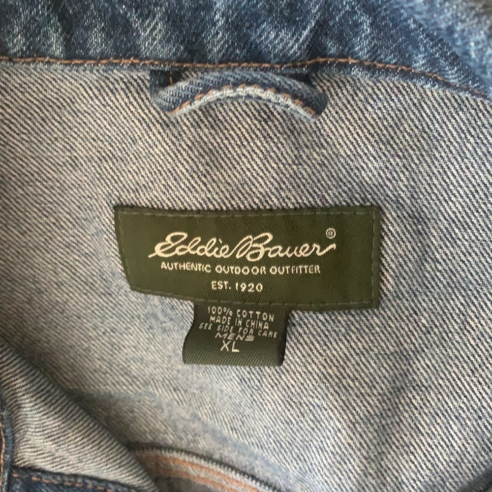Eddie Bauer Jean Jacket Size XL. Rarely Worn.